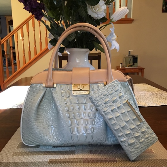 Brahmin Handbags - Brahmin Sea Glass Tri Texture Laura & Wallet
